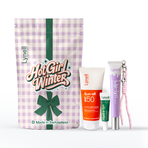 Le Coffret Hot Girl Winter – SPF 50 visage & huile à lèvres