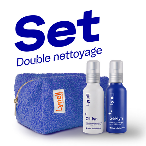 Le Set Double Nettoyage 100% Suisse — Oil-lyn + Gel-lyn + Trousse